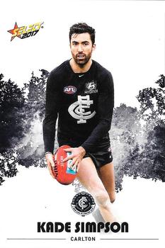 2017 Select Footy Stars #38 Kade Simpson Front